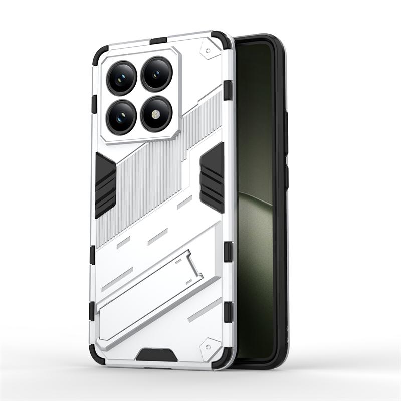 

Чехол-держатель для телефона для Xiaomi 14T Чехол Бампер Противоударная Броня Полная Защита Края Задняя Крышка Для Xiaomi 14T Чехол Для Xiaomi 14T 14 T Pro For Xiaomi 14T Pro белый
