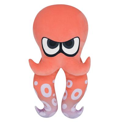 Sanei Boeki Splatoon 3 ALL STAR COLLECTION Chobotnica (M) Červená plyšová hračka, Š20 x H11 x V42cm (SP40)