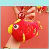 Jinnew Feng Shui Plush Fish Keychain With Bubble Design For Luck And Gift