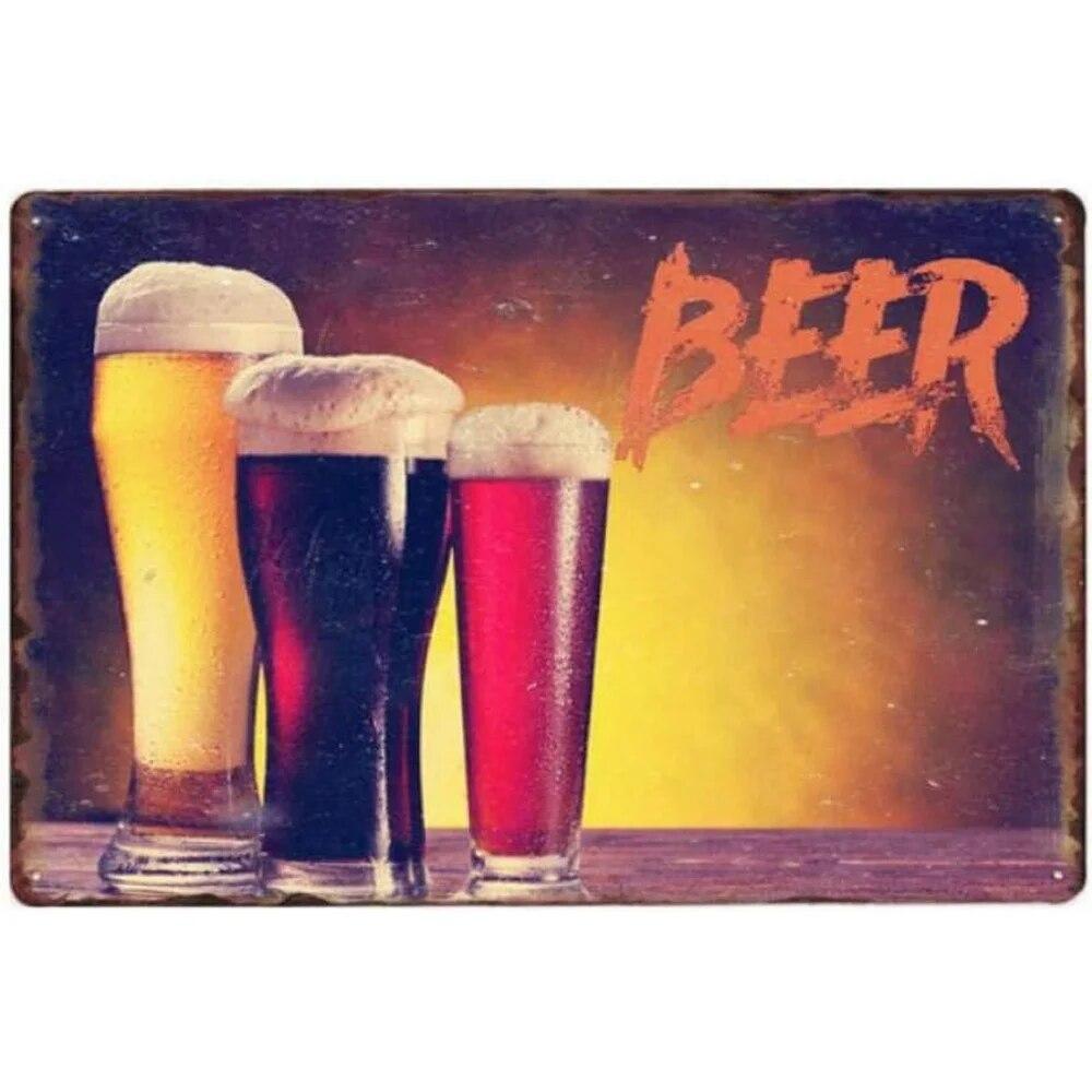 Vintage Miller High Life Beer Cup Metal Tin Signs Posters Plate Wall Decor for Home Bars Garage Cafe Clubs Retro Posters Plaque