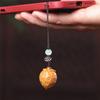 Strawberry Sandalwood Key Chain Chinese Style Lucky Cat Pendant Lucky Mobile Phone Ring  Women