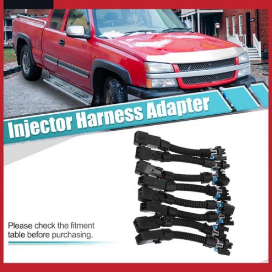 Pack of 8 For LS1 LS6 LT1 EV1 Injector Harness Connector Injector Harness Black