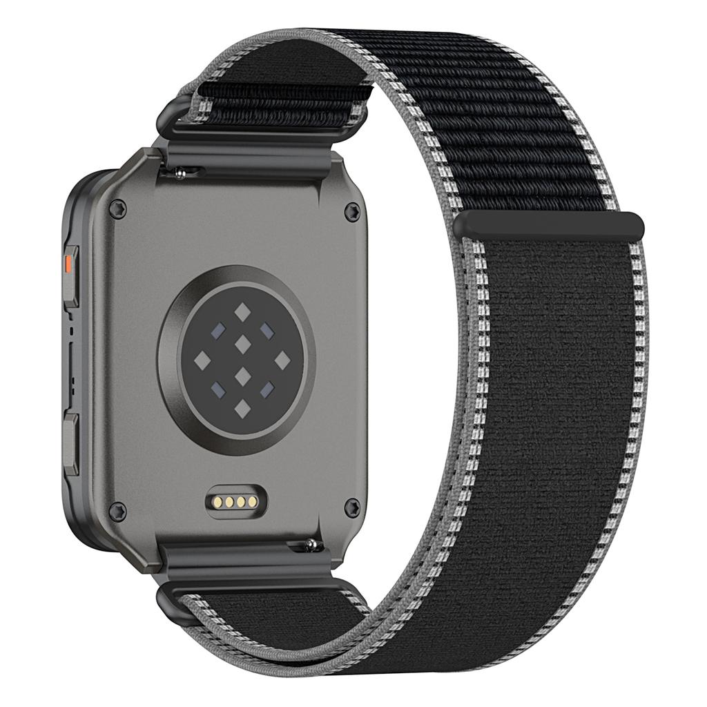 For Garmin Venu X1 Nylon Loop Strap with Metal Connector Quick Release Breathable Watch Band