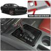 Carbon Fiber Central Gear Shift Panel Cover Trim For Dodge Challenger 2009-2014