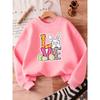 Kids Sweatshirt ,Cute and Fun Printed Pattern, Thin and Versatile Comfortable Round Neck Hoodie , Suitable for Outdoor Wear,Soft Cotton Sweatshirt