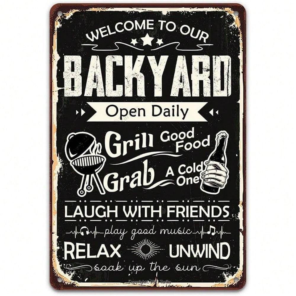 Vintage Metal Tin Sign Retro Wall Art Poster Plaque 20x30cm Home Decor