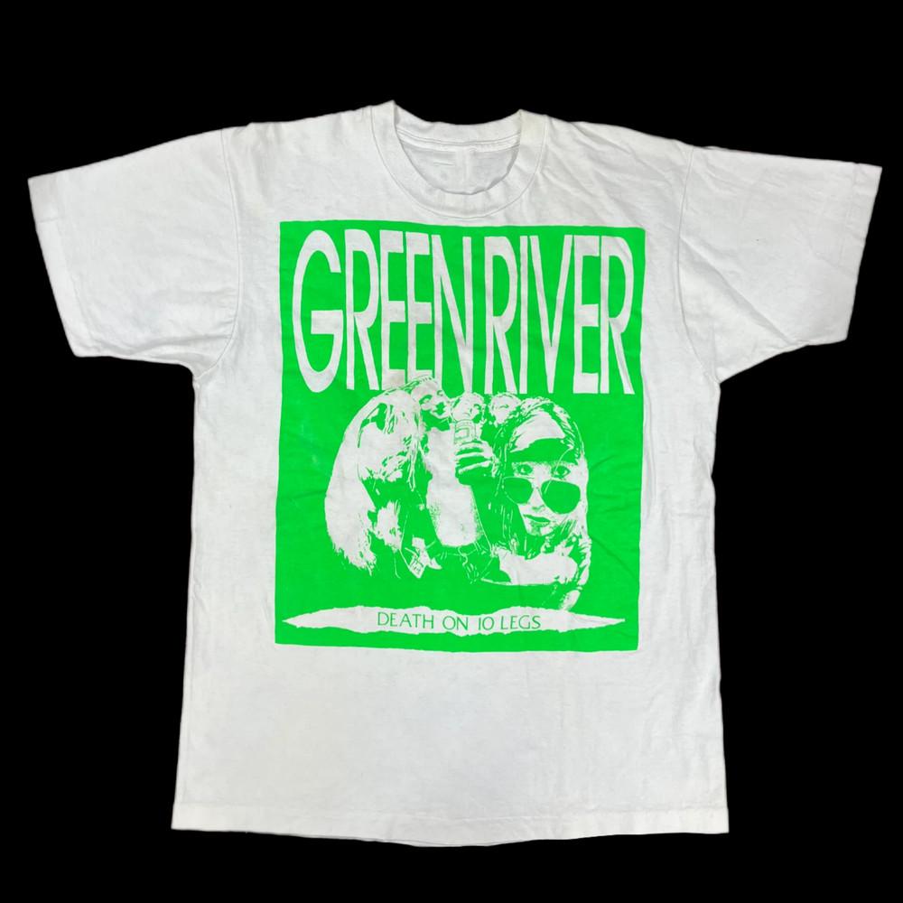 Vintage Green River white T-Shirt Cotton S-5XL MEN Unisex T-Shirt S