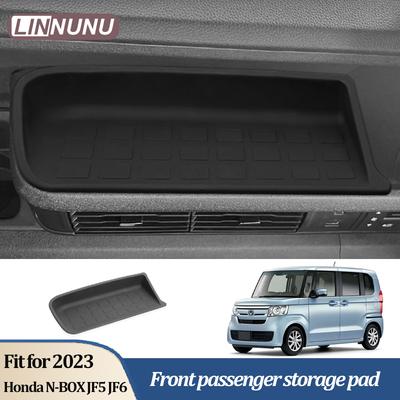 Linnunu Fit for Honda N-Boxjf5/If6  Accesorios Para Auto Car Interior Passenger Storage Mat Protective Mat Dustproof Mat Anti-Slip Mat Car Interior