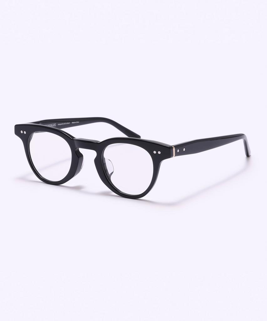 Alloaiweeo [Frame Black] Fbg7601 0909G Black Acetate Eyeglass Frame Blue Light Lens Selection