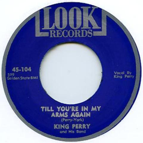 

7inch Record KING PERRY & HIS BAND - Get Out Of My Face LOOK104 Look Records UK Blues