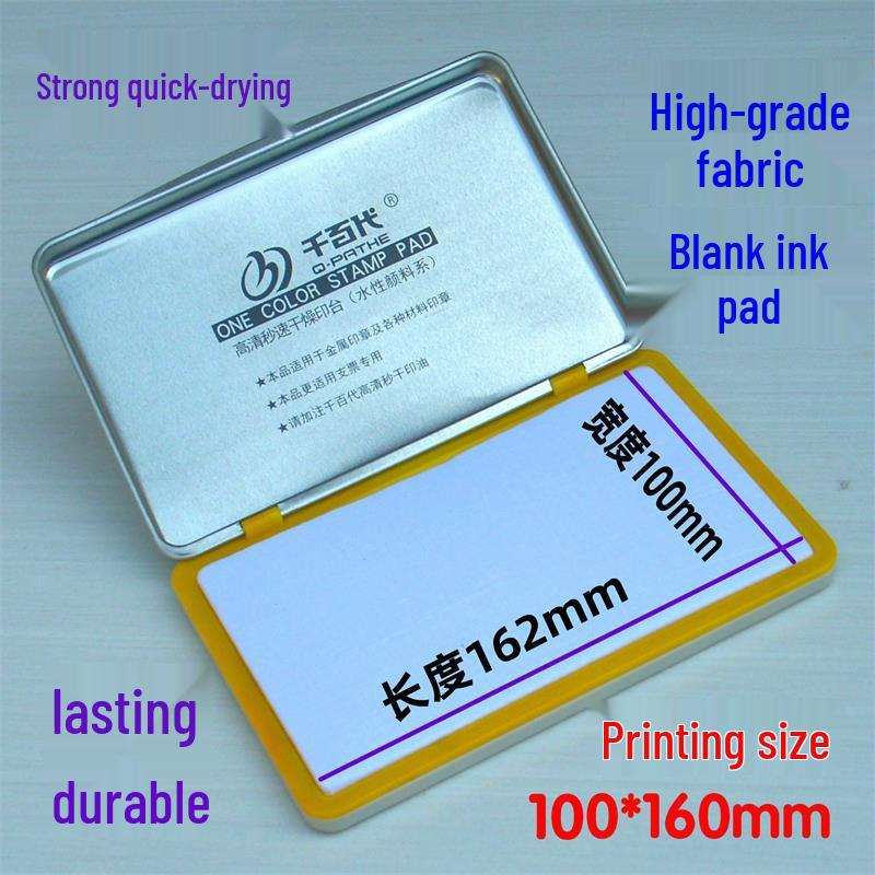 

Quick-Dry Multi-Color Ink Pad for Stamping and Handprints - Red, Blue, Black Options