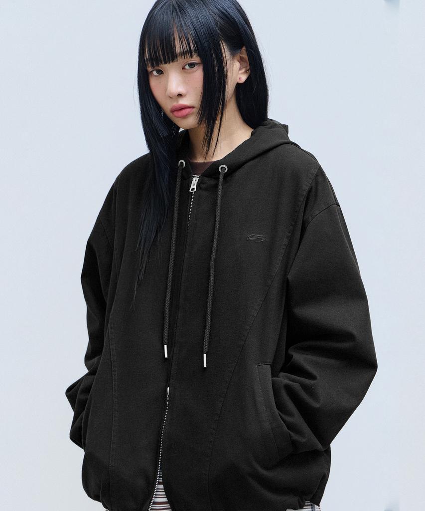 Filluminate Contour Hooded Jacket - Black
