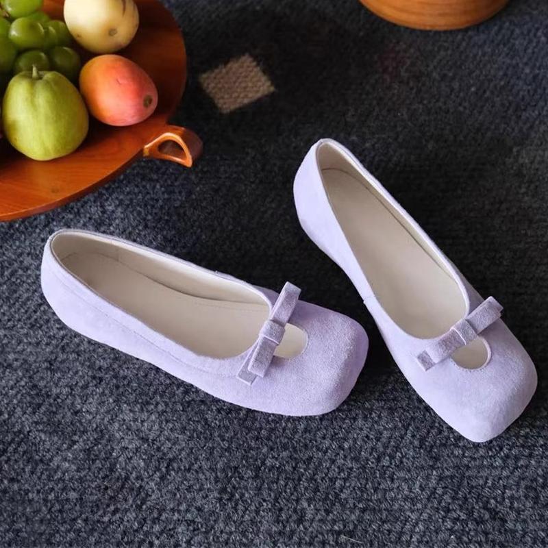 

Балетки Женские Лоферы Обувь Лето Неглубокие Туфли Платье Лолита Женские Сандалии Тренд 2025 Бренд Для Ходьбы Уютные Mujer Zapatillas 40 фиолетовый