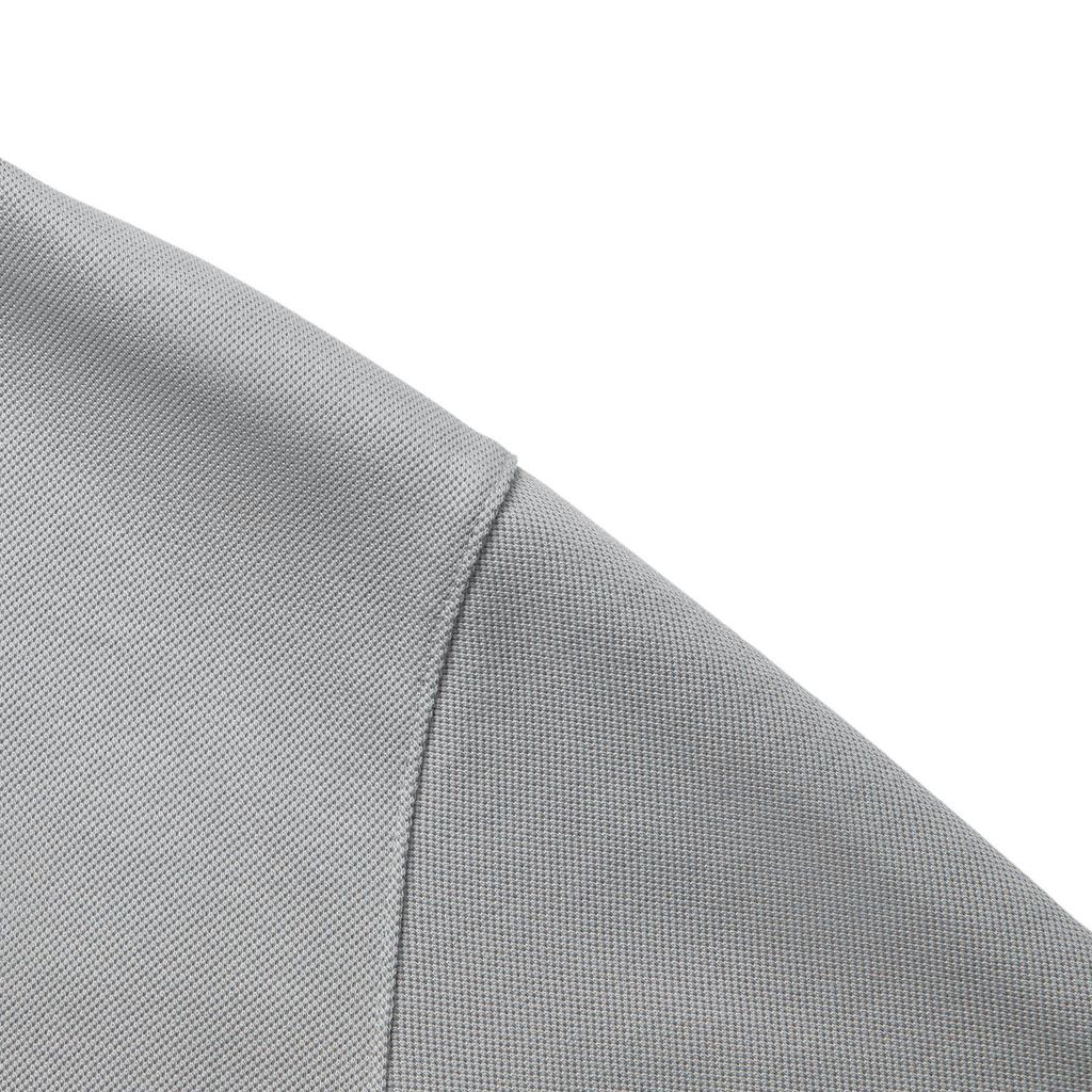 Li-Ning Comfortable Casual Minimalist Solid Color Versatile Moisture-Wicking Short Sleeve Polo Shirt Men Polo Shirts Ultimate-Gray APLV083-20