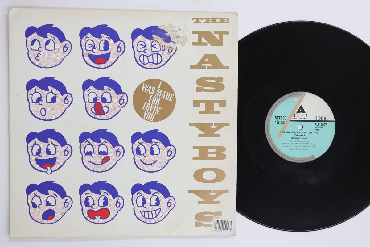 

12-дюймовая пластинка NASTY BOYS - I Was Made For Loving You ALI13007 ALFA 1986 Япония Танцевальная и Электронная Подержанная