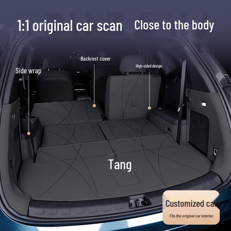 BYD Tang L 2025 Trunk Mat, Full Coverage for EV/DM-i/DM-p Models