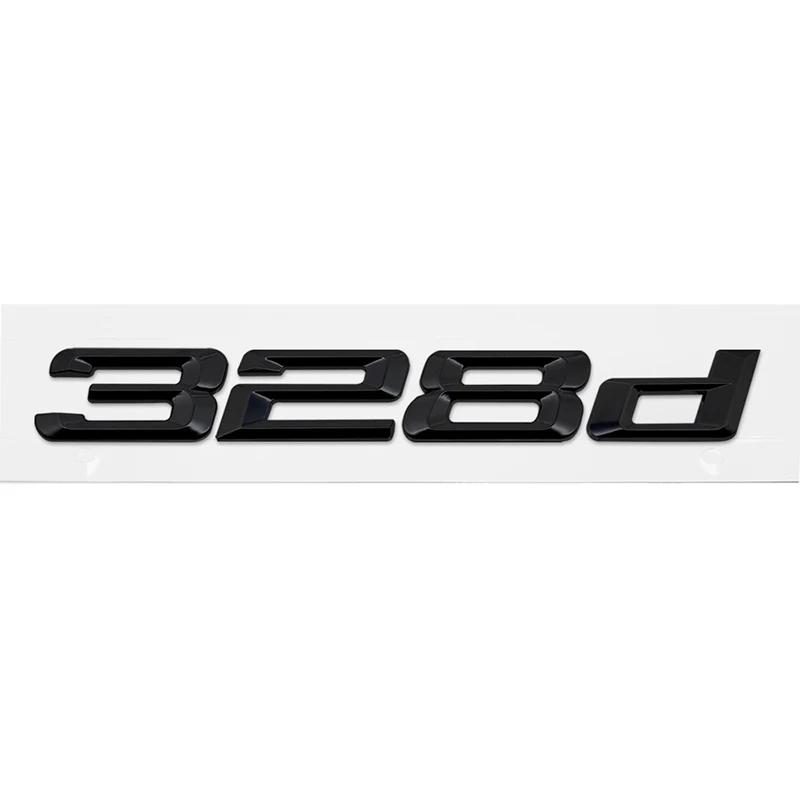ABS Car Rear Trunk Letters Logo Badge Emblem Sticker For BMW 3 Series 318d 320d 325d 328d 330d 335d E46 E90 E91 F30 F31 F34 G20