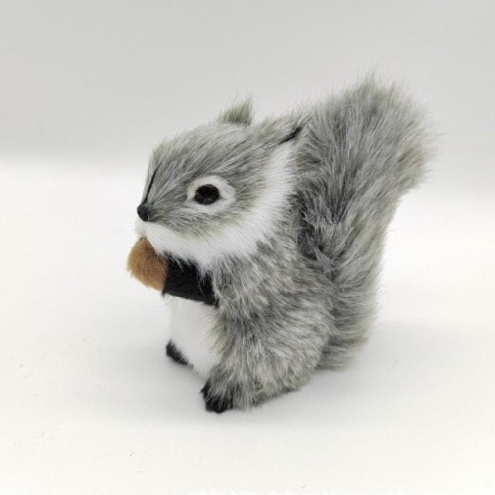 Big Tail Squirrel Plush Toy PP Cotton Squirrel Stuffed Plushie Doll  Children Girl