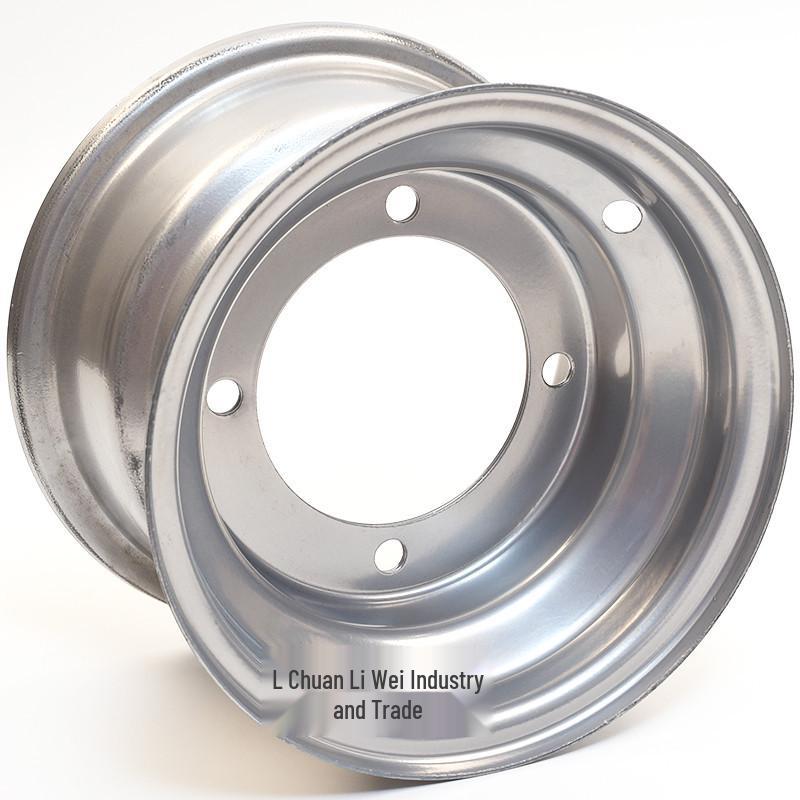 ATV Little Bull Beach Car Dinosaur Steel Wheels 16x8-7 Hub 7-inch wheel hub (silver, large hole)