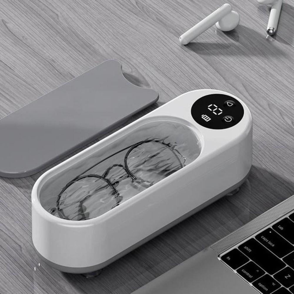 Portable High-Frequency Cleaner Wireless Control Mini Washer Machine  Eyewear Cleaning