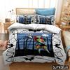The Nightmare Before Christmas Duvet Cover Set 3D Cartoon Printed Bedding Set Queen King Size Comforter Cover Pillowcase Set