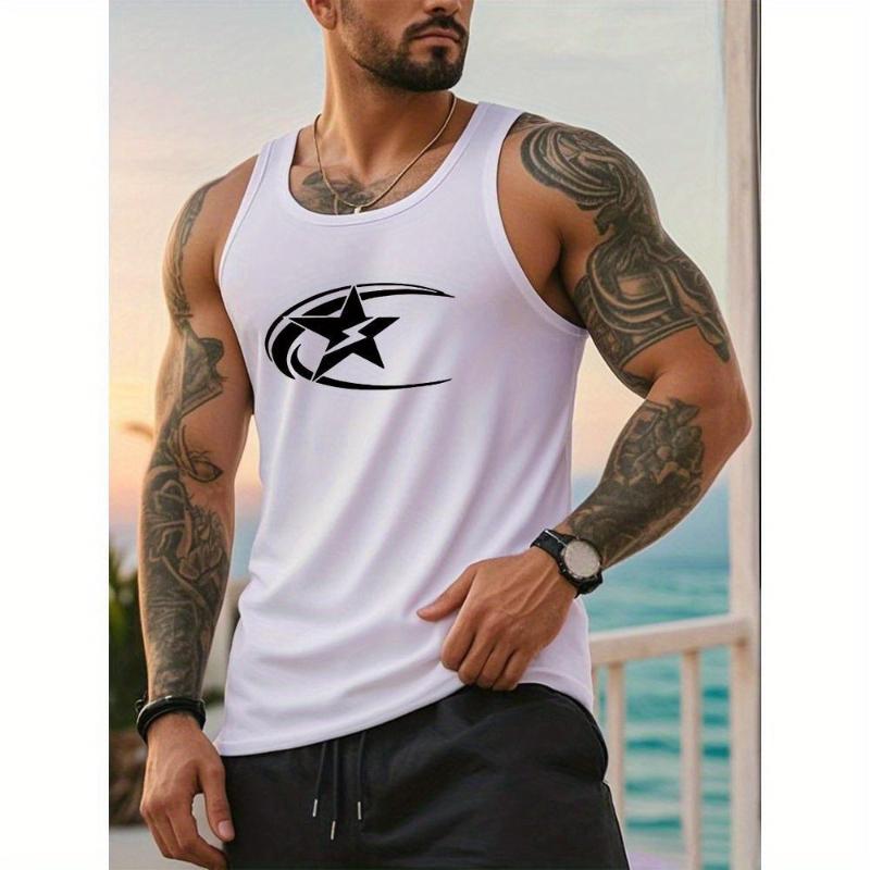 

Повседневные встречи, Прочный и мягкий, Мужская майка XXL белый