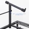 Kikutani Keyboard Stand with Support Arm, KS-101 + AD-25, Black