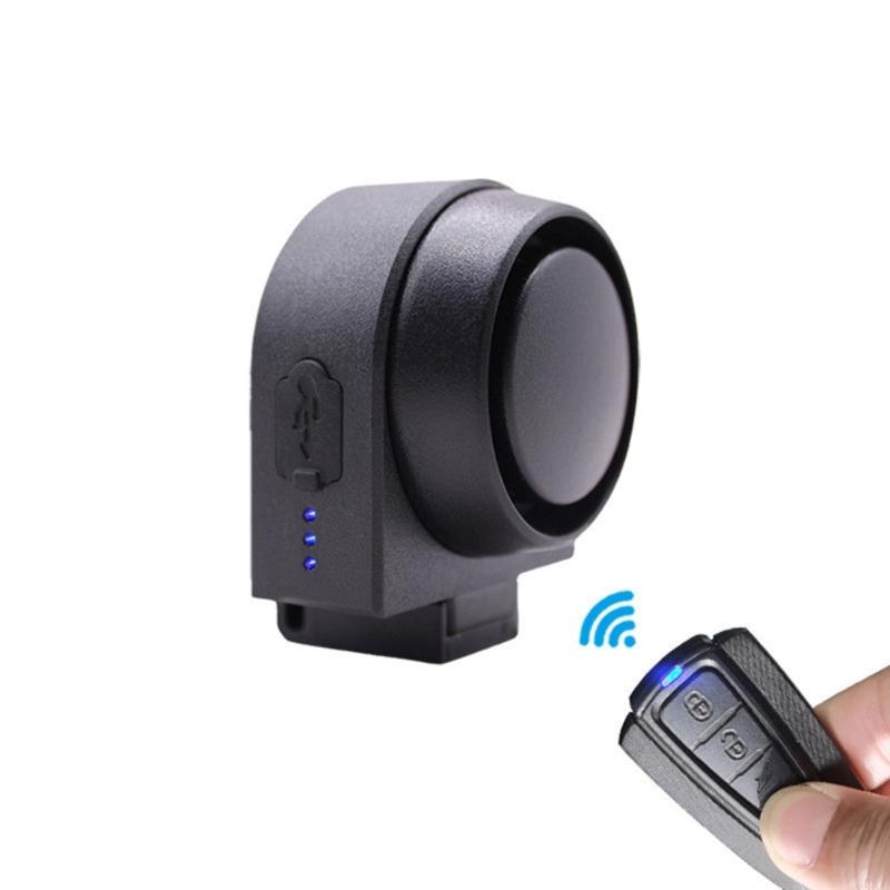 Vibration Alarm Electric Bike Security Alarm System Anti Theft Bike Alarm Horn with Remote Control Alert for Scooter