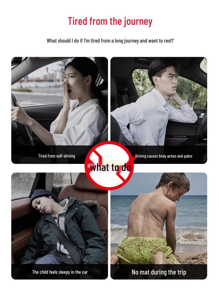 Lit Gonflable de Voiture pour Hyundai ix35: Tapis de couchage pour siège arrière et essentiel de voyage