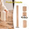 10 Pieces Wooden Candle Wicks Portable Replace DIY Crafts 5.12inch with Base 10mm