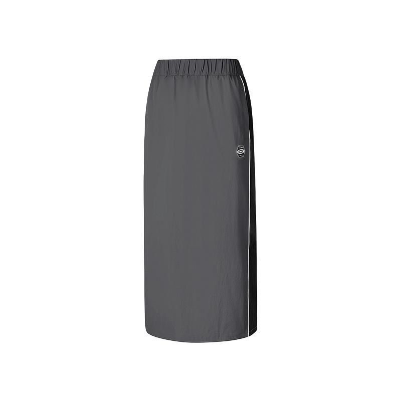 Skechers Skx Classic Sports Series Outdoor Series Windproof Waterproof Comfortable Lightweight Casual Long Skirt Women skirts P424W096-02KY S