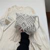 Seaside Beach Straw Bag Women's Vintage Woven Shoulder Bag Tassel Hollow Crossbody Bag