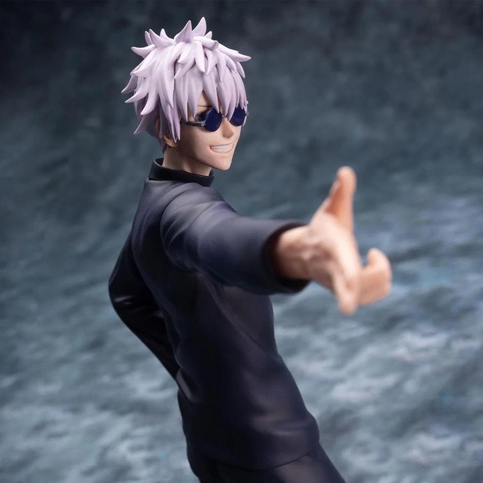 Modello Anime 15cm Tappo per Noodle Satoru Gojo Action Figure Geto Suguru Figura PVC Regali di Natale per Bambini Set Adulto Figure Bambola Giocattoli