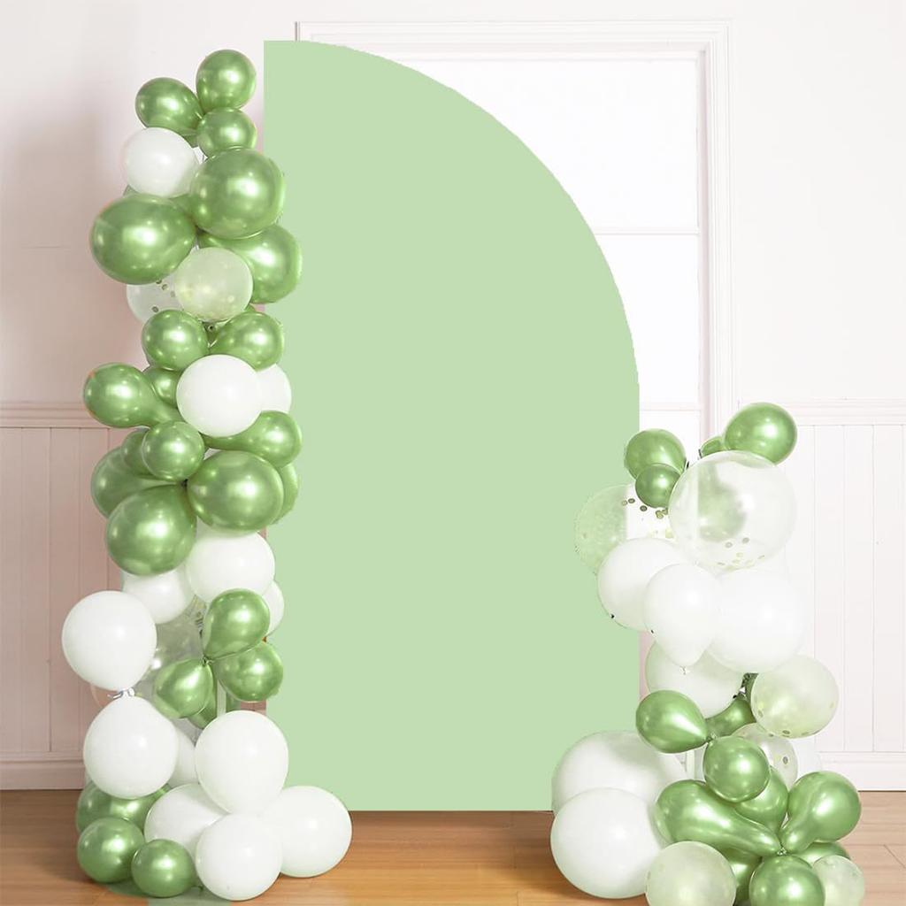 Bogenhintergrundbezug, Doppelseitiger Spandex-Spannbezug, Hochelastischer Halbmond-Bogenbezug, Fotostudio-Hintergrund