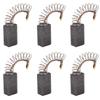 Replacement Carbon Brushes 6pcs For Electric Hair Dryers Kit Set Trimmers Alternatives Carbon+Metal High Quality