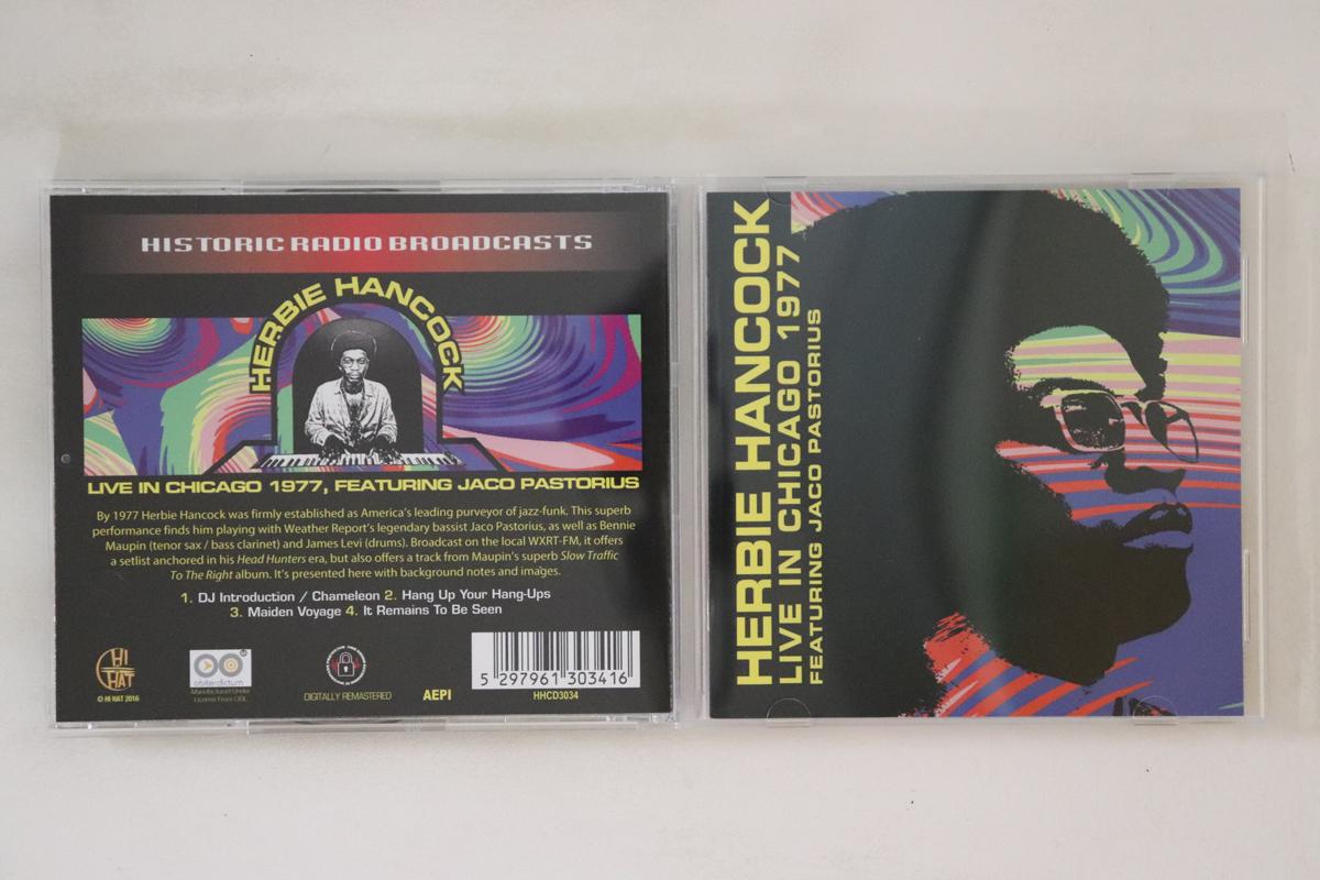

CD HERBIE HANCOCK - Live In Chicago 1977 HHCD3034 Hi Hat 2016 Европа Джаз Б/У
