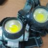 Head-mounted COB Safety Headlamp for Camping, Helmet, and Emergency Use