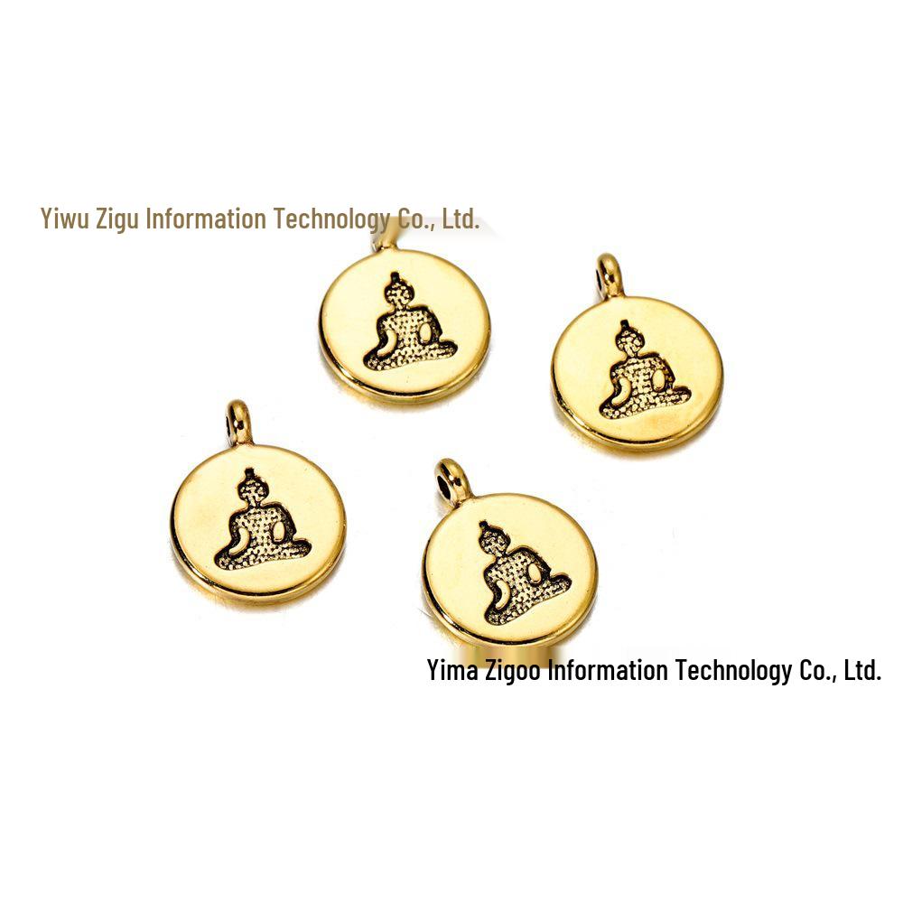 Pingente Buda Lótus Árvore da Vida - Acessório de Liga para Joias DIY