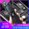 For Alfa Romeo Car Glasses Clip Sun Visor Eyeglasses For Alfa Romeo 4C 159 166 Giulia Giulietta 156Sunglasses Holder Auto Interi