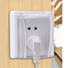 Clear 86 Type Outdoor Socket Waterproof Box Plastic Electrical Outlet Cover Splashproof Box Self-Adhesive Socket Case
