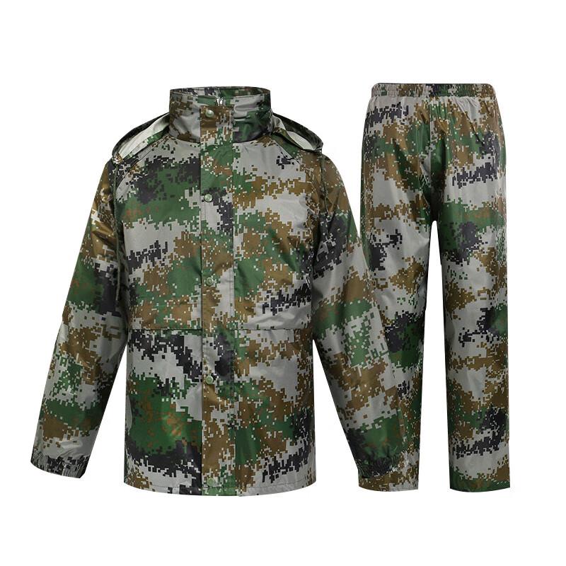 XUWEI Взрослый камуфляжный дождевик XL