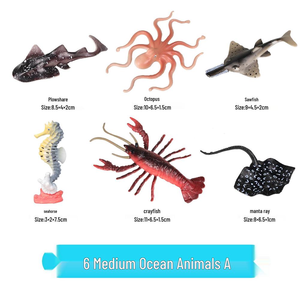 "Wildes Meerestier Simulationsmodell": Kinder Bildungs-Heimdeko-Spielzeug"