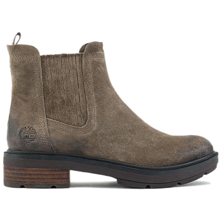 Timberland Brimfield Bequeme Vielseitige Kurze Chelsea Boots Damenstiefel Braun A2PBB-ES4