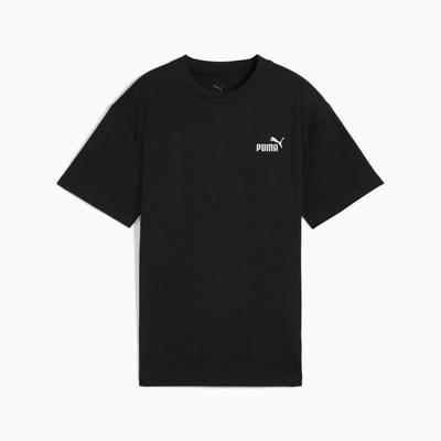 Puma Ess Small No. 1 Logo Relaxed Boys' T-Shirt Black 68492001 R 152