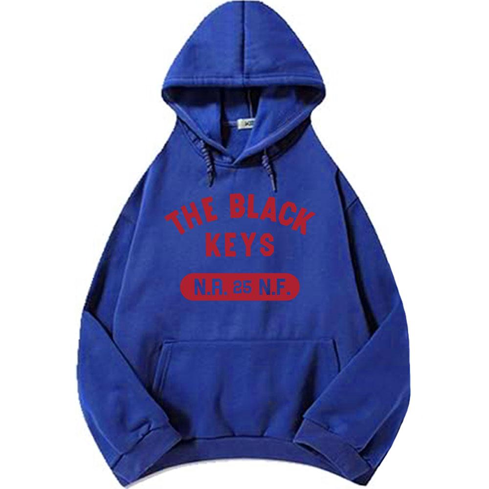The Black Keys NRNF Sweats à capuche Manches longues Polaire Sweat à capuche pour homme Décontracté Unisexe Streetwear Lourd Mental Mode Pull