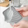 Sink Faucet Splash-Proof Drain Rack Non-slip Countertop Pad Silicone Soap Holder Basket Kitchen Sponge Wipe Shelf
