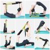 Yoga Stretching Strap Leg Stretcher Backbend Assist Trainer Pilates Equipment For Home Workouts Back Waist Leg Flexibility Door
