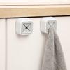 Schranktür Hängender Handtuchhaken Robust Küchenlappen Geschirrtuch Hänger Kein Bohren Badezimmer Push Handtuch