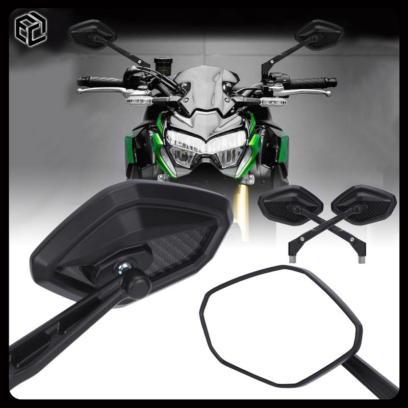 For Z900 Motorcycle Rearview Mirror for KAWASAKI ZH2 / Z650 / Z400 /Z800 /Z1000 Carbon Fiber Side Espejos Motorcycle Accessories
