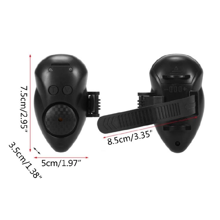 Fishing Biting Alarm,Fishing Biting Alerts Sounds Alarm Fishing Biting Indicators with LED Light for  Fishing Outdoor